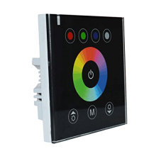 Painel de Toque de Vidro de parede RGB RGBW Controlador de Mudança de Cor Completa Dimmer para 3528 5050 LED Led Luz de Tira